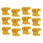 117-157 набор фигурок из 12-ти шт. "золотая овечка" 7,6*3,4*6,2 см (кор=16набор.)