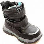 Ботинки на меху 1830-6-1 черн