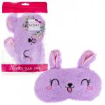 LUKKY FASHION маска для сна Зайка сиреневый, 24,6х14,6, пакет
