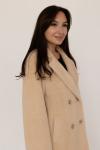 *Пальто женское демисезонное 24780 (беж/тедди)
