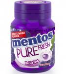 Mentos Pure White Виноград, 54 г БАНКА, жевательная резинка