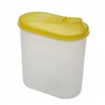 Банка для сыпучих 2л овальная с дозатором