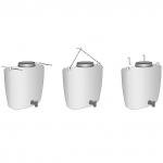 Акция5% Рукомойник пластмассовый "Универсальный" 9л, 28х12х30см (Россия)