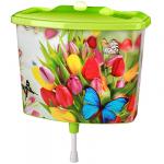 Акция5% Рукомойник пластмассовый "Летний день" 5л, 26,5х15х31см (Россия)