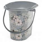 Акция5% Ведро-туалет пластмассовое "Парма" 17л, 40х36х38см (Россия)