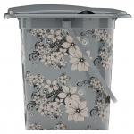 Акция5% Ведро-туалет пластмассовое "Парма" 17л, 40х36х38см (Россия)