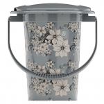 Акция5% Ведро-туалет пластмассовое "Парма" 17л, 40х36х38см (Россия)