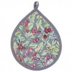 "Marcella" Кухонный комплект: прихватка 20х25см "Капелька" - 2шт, хлопок "Премиум" 191г/м2 - хлопок 100%, наполнитель - ватин 280гр/м2, "Домашняя мода" (Россия)