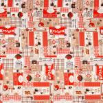 "Kitchen" Скатерть 150х145см, длина стола до 110см, на 4 персоны, хлопок "Комфорт" 171г/м2, "Домашняя мода" (Россия)