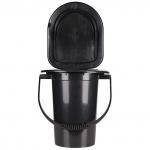 Акция5% Ведро-туалет пластмассовое "Эконом" 17л, 40х36х38см (Россия)