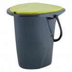 "Ingreen" Ведро-туалет пластмассовое "Smart Solution" 17л, 38х35х38 см, серый (Россия)