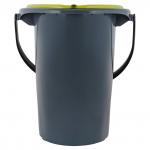 "Ingreen" Ведро-туалет пластмассовое "Smart Solution" 17л, 38х35х38 см, серый (Россия)