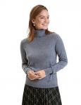 NORVEG CashTouch Водолазка женская, цвет серый меланж