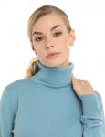 NORVEG CashTouch Водолазка женская, цвет голубой пепельный