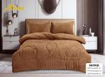 Одеяло Alanna Велюр с простыней и наволочками ODALAV05 (Карамельный)