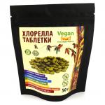 Хлорелла в таблетках, 50 г. Фольгированный зип-пакет.