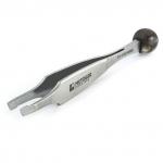 Пинцет PT-572-DBK (с шариком)