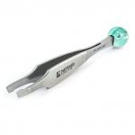 Пинцет PT-573-DGN (с шариком)