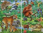 Пазл Larsen «Джунгли, Индия и Юго-Восточная Азия» 30 эл.