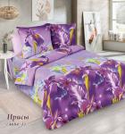 Комплект постельного белья поплин / Ирисы