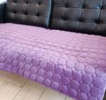 Дивандек накидка на диван 90/160-2шт сирень Соты