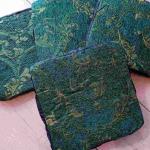 Чехол на табурет на резинке (комплект) 19 зеленый