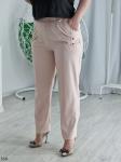 Брюки лайт SIZE PLUS пудра KH