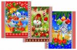 Комплект полотенец "Новогодняя сказка" 50*60 см - 3 шт. вафля хлопок 100%