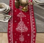 Дорожка столовая New Year - красный 45*150 см хлопок 100%