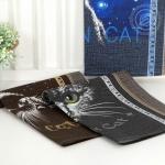 Комплект полотенец Лунный кот 50*60 см - 3 шт. рогожка хлопок 100%