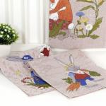 Комплект полотенец "Морковкино" 50*60 см - 3 шт. рогожка хлопок 100%