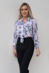 Блуза Агата (цветочный принт) Б11-236/4