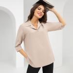 Блуза Комфортная классика (пыльная роза)