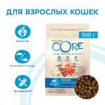 CORE корм из лосося с тунцом для взрослых кошек 300 г