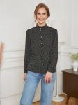Блуза из креп-шифона в горох 90846-4722