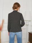 Блуза из креп-шифона в горох 90846-4722