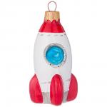 140-267 елочное украшение "ракета" в поларочной упаковке высота=10 см