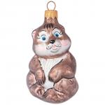 140-257 ёлочное украшение "медвежонок", серия "вс", в подарочной упаковке, h-10 см