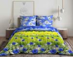 Комплект постельного белья "Васильковое поле" бязь хлопок 100%
