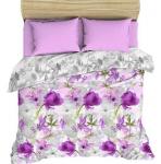 Комплект постельного белья "Лиловая дымка" бязь хлопок 100%