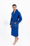 Халат махровый мужской Cиний