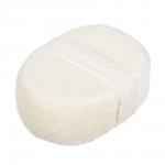 Мочалка из люфы, спонж мягкий с хлопком, 11х15х5 см, medium, для бани и сауны Банные штучки