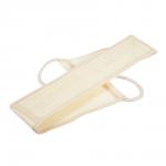 Мочалка из люфы, лента с сегментами, с хлопком, 80х8,5 см (98х8,5 см с ручками), medium, для бани и сауны Банные штучки