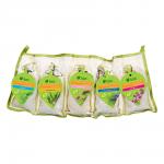 Набор Запарок для бани в сумочке 5шт (Мята, Эвкалипт,  Душица, Можжевельник,Чабрец), "Банные штучки" /6