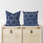 Комплект наволочек бязь  (ГЕОМЕТРИЯ СВЕЧЕНИЯ)