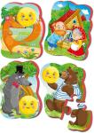 ВладиТ Мягкие пазлы Baby puzzle Сказки "Колобок" NEW