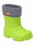 Сапоги из ЭВА утепленные для мальчика, арт. 2-111-G05-R, лайм, Nordman Kids, 28/29