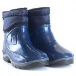 Д244 Полусапожки ПВХ женские и подростковые утепленные синий