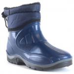 Д244 Полусапожки ПВХ женские и подростковые утепленные синий