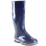 Д370С Сапоги женские ПВХ темно-синий